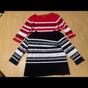 Set of classic elements, thick long sleeved shirts.